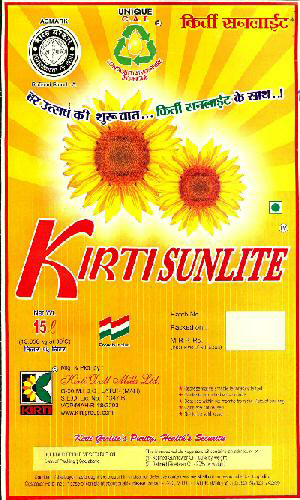 Kirti Sunlite Device mark 1711899 Trademark