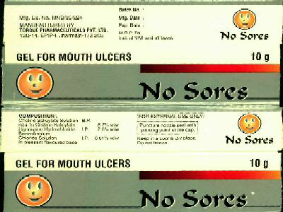 No Sores (label) Device mark 2730052 Trademark