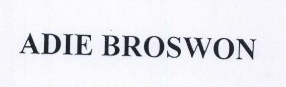 Adie Broswon Device mark 1566125 Trademark