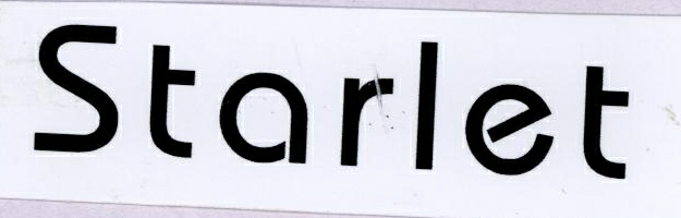 Starlet ( Label ) Device mark 1776604 Trademark