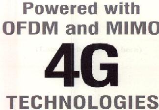 Powered With Ofdm And Mimo 4g Technologies Device mark 2369607 Trademark