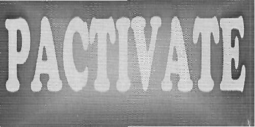 Pactivate (logo) Device mark 2153516 Trademark