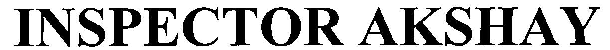 Inspector Akshay Device mark 2178676 Trademark