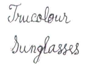 Trucolour Sunglasses (device) Device mark 1810346 Trademark