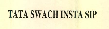 Tata Swach Insta Sip Device mark 2752791 Trademark