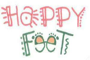 Happy Feet (with Label) Device mark 2084286 Trademark