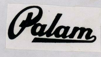 Palam (signature Letter) Device mark 1459186 Trademark