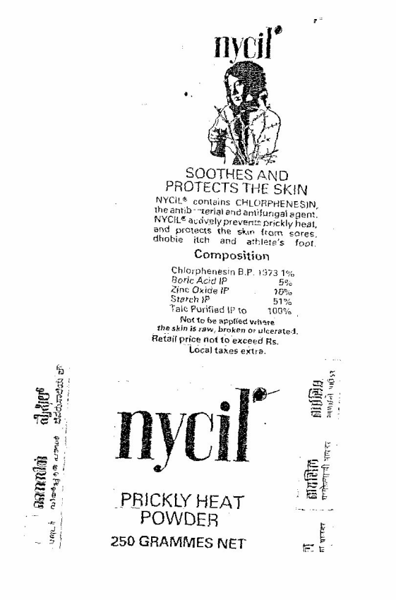 Nycil Label Device mark 1426342 Trademark