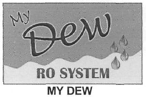 My Dew Ro System (label) Device mark 2629231 Trademark