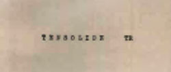 Tensolide Tr Device mark 446692 Trademark