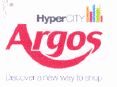 Hypercity Argos (lable) Device mark 1543364 Trademark