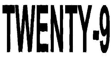 Twenty-9 Device mark 1871591 Trademark