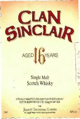 Clan Sinclair (lable) Device mark 2169428 Trademark
