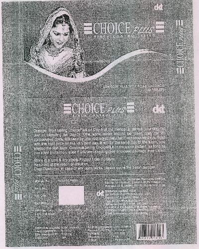 Choice Plus (device Of Woman Being) Device mark 2339703 Trademark