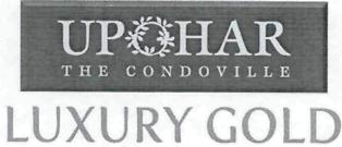 Upohar The Condoville Luxury Gold Device mark 2348328 Trademark