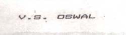 V. S. Oswal Device mark 863214 Trademark