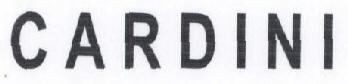 Cardini With Device Device mark 1750193 Trademark