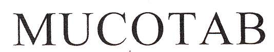 Mucotab Device mark 1816943 Trademark