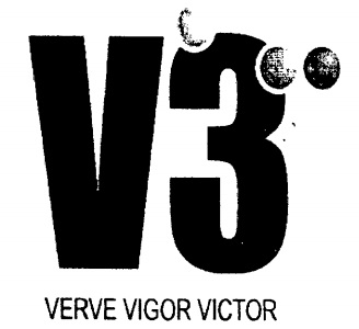 V3 Verve Vigor Victor (label) Device mark 1239646 Trademark