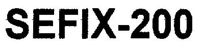 Sefix-200 Device mark 2984336 Trademark