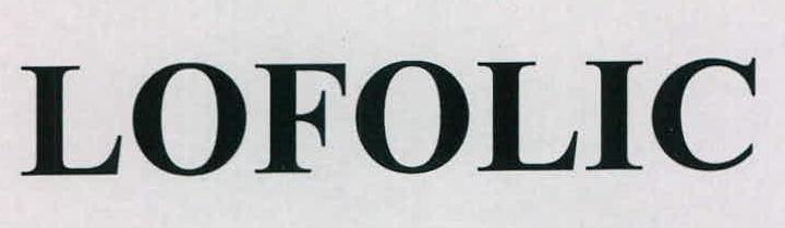 Lofolic Device mark 2290340 Trademark