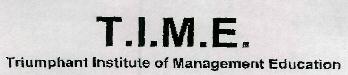 T.i.m.e.(triumphant Institute Of Management Education) Device mark 1343168 Trademark