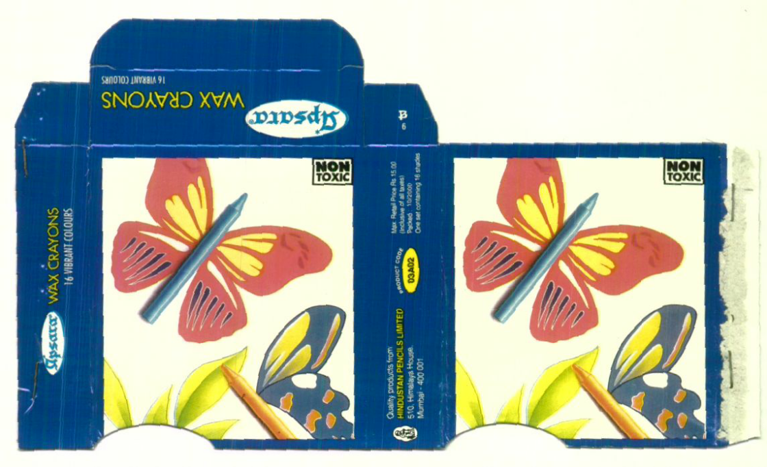 Apsara Wax Crayons Device mark 1030668 Trademark