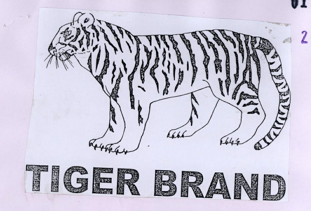 Tiger Brand (label) Device mark 1777988 Trademark