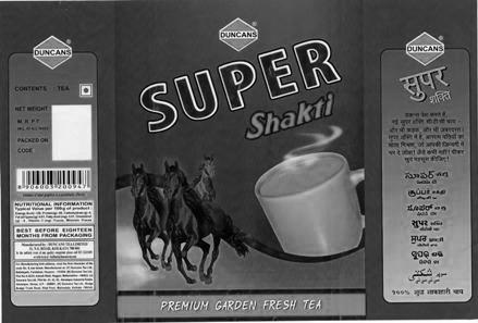 Duncans Super Shakti ( Label) Device mark 2722685 Trademark