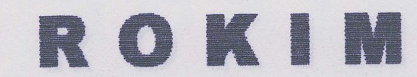 Rokim Device mark 1587184 Trademark