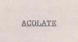 Acolate Device mark 642920 Trademark