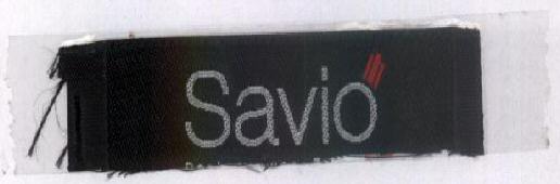 Savio With Label Device mark 1633893 Trademark