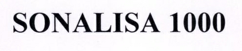 Sonalisa 1000 Device mark 1856794 Trademark