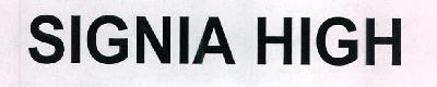 Signia High Device mark 2374538 Trademark
