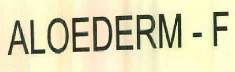 Aloederm-f Device mark 1900238 Trademark
