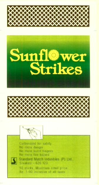 Sunflower Strikes Device mark 1206874 Trademark