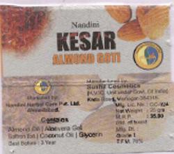 Nandini Kesar Almond Goti Device mark 1719581 Trademark