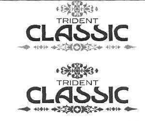 Trident Classic (label) Device mark 2688788 Trademark
