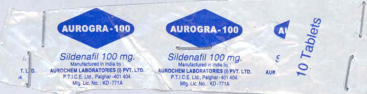Aurogra - 100(label) Device mark 1768311 Trademark