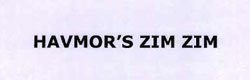 Havmor's Zim Zim Device mark 1547069 Trademark
