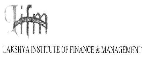 Lifm, Lakshya Instute Of Finance & Management(label) Device mark 1978282 Trademark