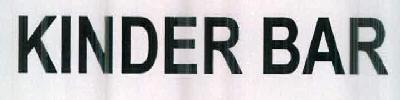 Kinder Bar Device mark 2440142 Trademark