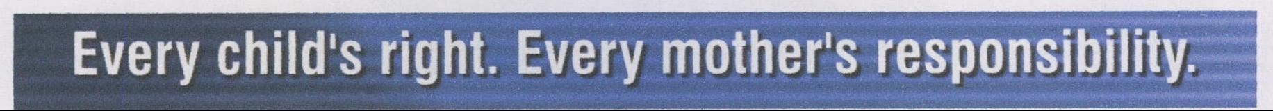 Every Child's Ritht, Every Mother's Rdesponsibility Device mark 1983992 Trademark