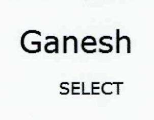 Ganesh Select (label) Device mark 2903654 Trademark