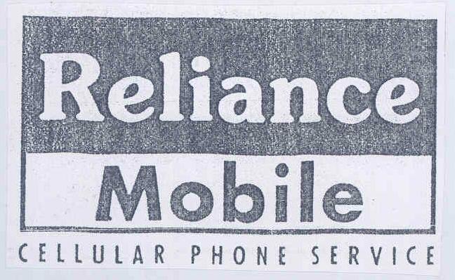 Reliance Mobile(label) Device mark 1423846 Trademark