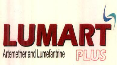 Lumart Plus Artemether And Lumefantrine Device mark 2972310 Trademark