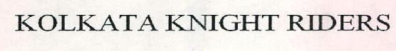 Kolkata Knight Riders Device mark 2384289 Trademark