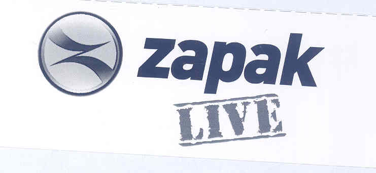 Zapak Live (label) Device mark 1766794 Trademark