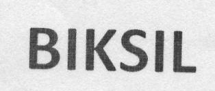 Biksil Device mark 2216832 Trademark