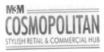M3m Cosmopolitan (label) Device mark 2583539 Trademark